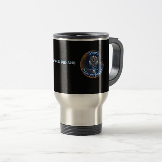 Mug voyage de la sagesse de l'interprète de rêve (Devant droit)