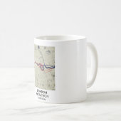 Mug Voyage de marathon de Londres (Devant droit)