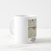 Mug Voyage de marathon de Londres (Devant gauche)
