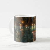 Mug Voyage de Noël de Jack Russell (Devant gauche)