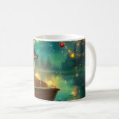Mug Voyage de Noël de la Kelpie australienne (Devant droit)