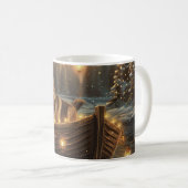 Mug Voyage de Noël du berger allemand (Devant droit)