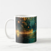 Mug Voyage de Noël Festif Border Collie (Gauche)