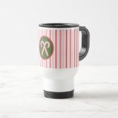 Mug voyage de Noël/menthe poivrée (Devant droit)