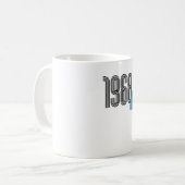 Mug Voyage de paix Hippie 1968 Power Aqua (Devant gauche)