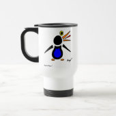 Mug Voyage de pingouin Abstrait (Gauche)
