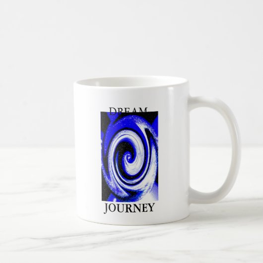Mug Voyage de rêve art bleu (Droite)