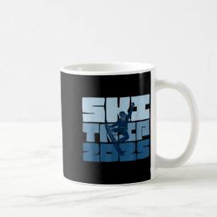 Mug Voyage de ski 2025 hommes femmes drôle ski snowboa