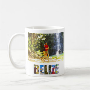 Mug Voyage de vacances au Belize Créez votre propre ph