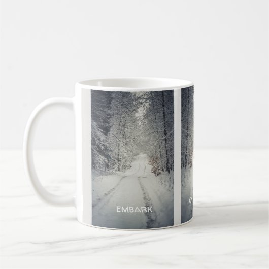 Mug Voyage d'hiver à travers la forêt (Gauche)
