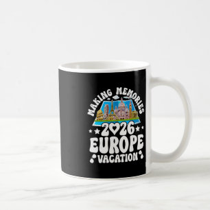 Mug Voyage en Europe Vacances d'été 2026 Création de s