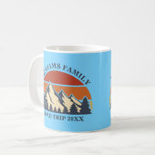 Mug Voyage en famille sur mesure Coucher de soleil Cam (Devant gauche)