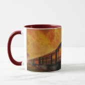 Mug Voyage en train victorien - Steampunk Steam Train (Gauche)