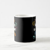Mug Voyage Est Mon Thérapie Distressed World Traveller (Centre)