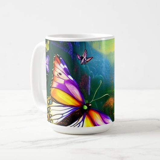 Mug Voyage Fantastique Papillon (Devant gauche)