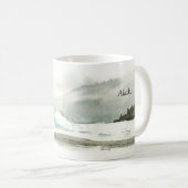 Mug Voyage gaucher de bateau de l'Alaska (Devant droit)