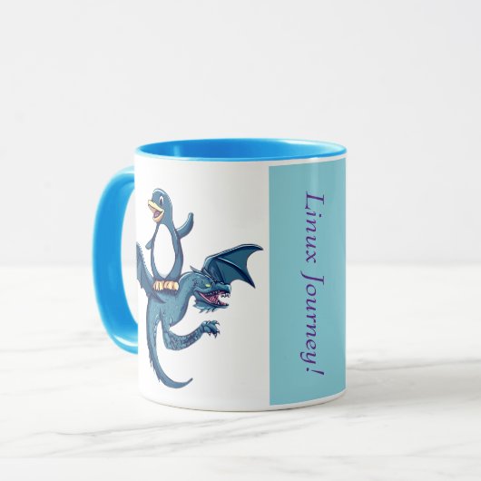 Mug Voyage Linux (Devant gauche)