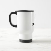 Mug voyage/navette - 15 oz, blanc (Gauche)