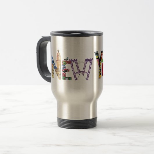 Mug voyage New-York (Devant gauche)