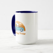 Mug Voyage sur route | Arachides se sentent libres (Devant gauche)