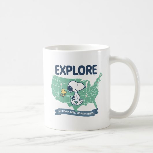 Mug Voyage sur route | Explorez les cacahuètes (Droite)