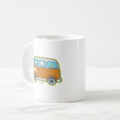 Mug Voyage sur route | Peanuts Road Trip Van (Devant gauche)