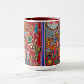 Mug Voyage tribal maya mexicain de Boho d'art d'Oaxaca (Centre)