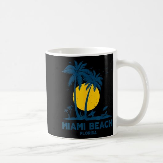 Mug Voyage vacances Floride Miami Beach (Droite)