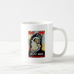 Mug Voyage vintage du Chili Santiago