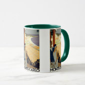Mug Voyage Vintage Monte-Carlo Monaco (Devant droit)