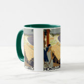 Mug Voyage Vintage Monte-Carlo Monaco (Devant gauche)