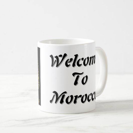 Mug Voyage "Welcome to Morocco"  (Devant droit)