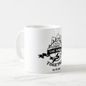Mug Voyageons ensemble dans le monde | Amusant (Devant gauche)