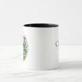 Mug Voyager cosmique | Floral extraterrestre Alien (Centre)
