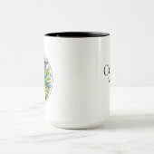 Mug Voyager cosmique | Floral extraterrestre Alien (Centre)