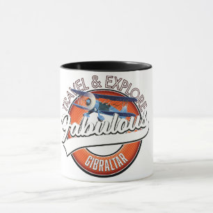 Mug voyager explorer fabuleux logo de Gibraltar