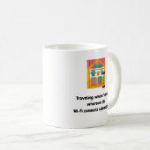 Mug Voyager : où se trouve "home" partout où se trouve (Devant droit)