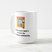 Mug Voyager : où se trouve "home" partout où se trouve (Devant gauche)