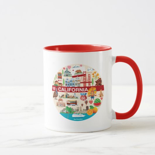 Mug Voyages de la Californie (Droite)