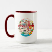 Mug Voyages de la Californie (Gauche)
