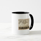 Mug Voyages de l'apôtre PaulCarte panoramique (Devant droit)