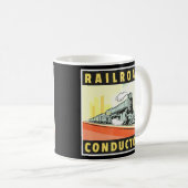 Mug Voyageur de chemin de fer Ingénieur de train Ticke (Devant droit)