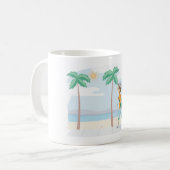 Mug Voyageur de vacances Tropical Fun Beach Travel (Devant gauche)