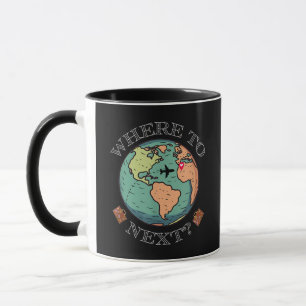 Mug Voyageur du monde, Envie d'ailleurs Où aller ensui