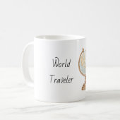 Mug Voyageur mondial Globe (Devant gauche)