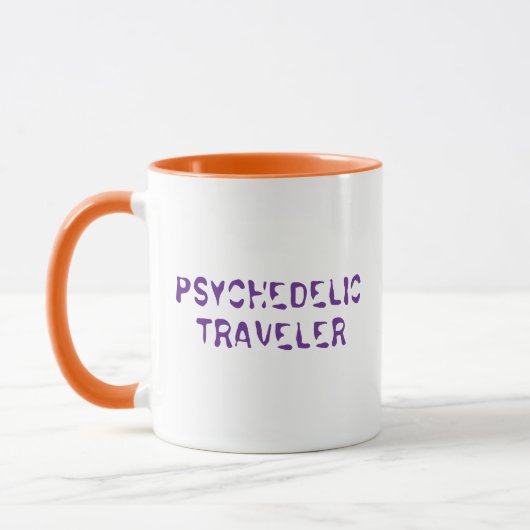 Mug Voyageur Psychedélique Café (Gauche)