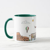 Mug Voyagez dans le monde - Italie (Gauche)