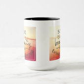 Mug Voyez la beauté dans tout (Centre)