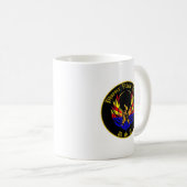 Mug VRA_Logo, vieux texte anglais (Devant droit)