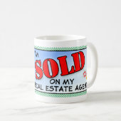 Mug Vrai agent immobilier (Devant droit)